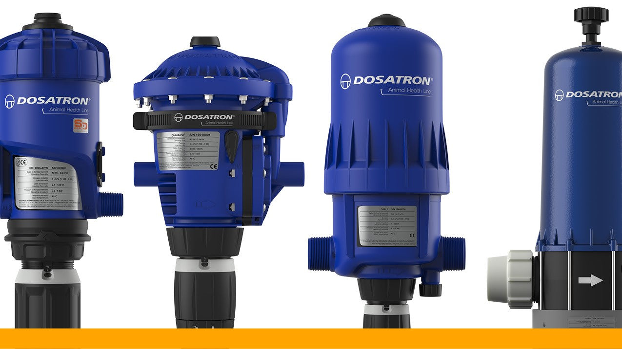 Features and benefits of Dosatron chemical dispensers