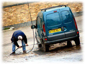 Reaching Up With Pressure Washer Extension Wands