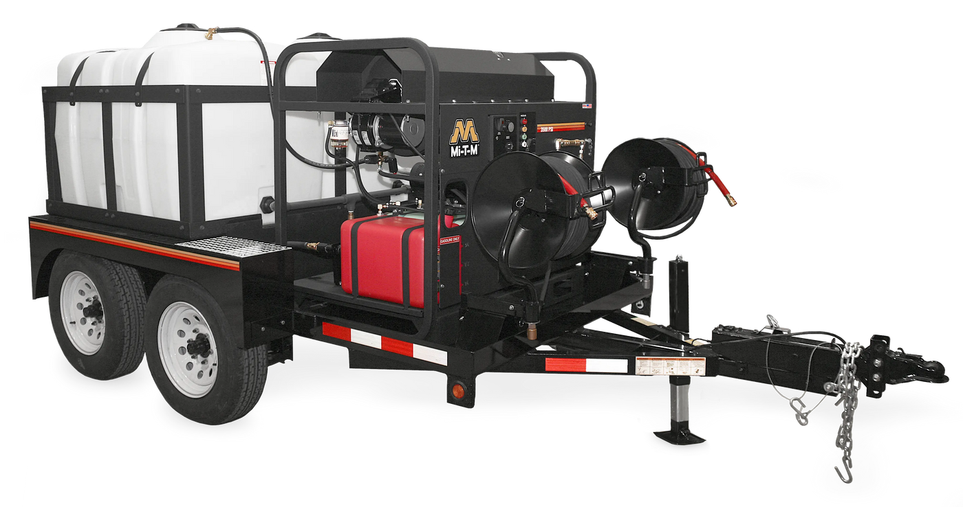 Tow behind pressure washer for your  successful pressure washer business