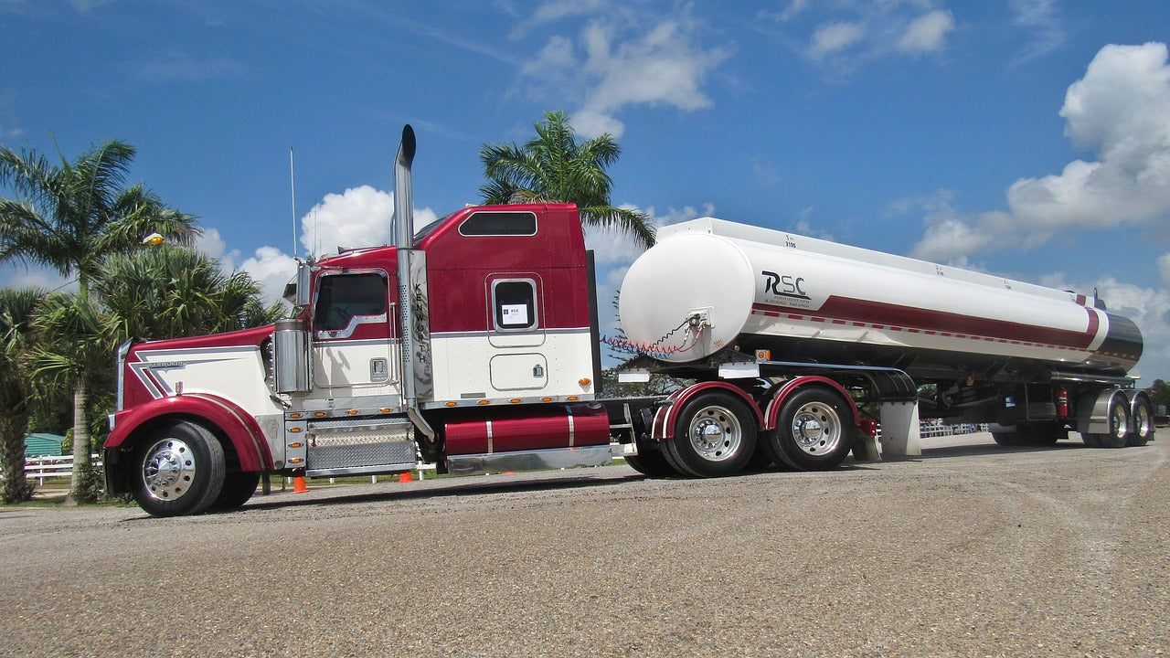 Tanker Truck Cleaning with High Pressure Cleaning Heads