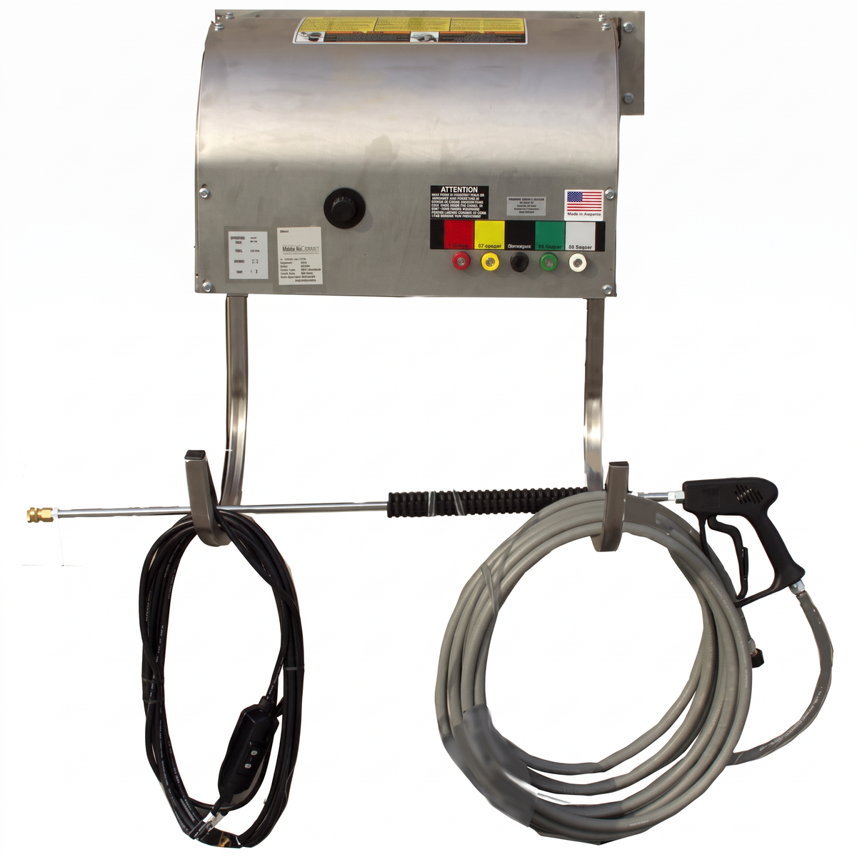 1000 PSI Pressure Washer Wall Mounted, 120V, 1 Phase