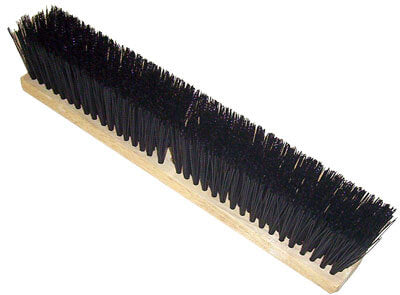36" Fine Black Plastic Bristle Broom