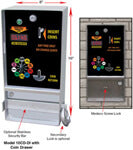 Car Wash Bay Meter, Accepts Coins / Tokens, Vault / Safe Ready, 8 Position rotary switch
