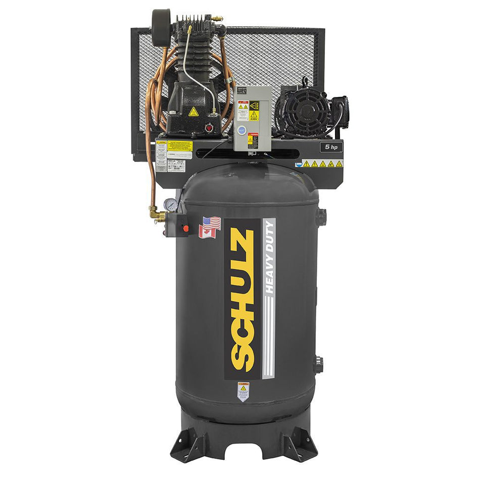 Schulz 580VL30X-1, 80 Gallon Piston Air Compressor, 16.2 CFM, 5 HP