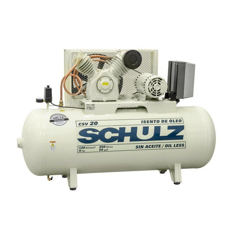 Schulz 560HV20-1, 60 Gallon Piston Air Compressor, 13.3 CFM, 5 HP