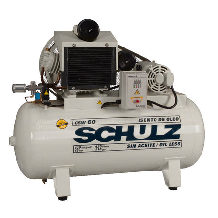 Schulz 15120HW60-3, 120 Gallon Piston Air Compressor, 37.6 CFM, 15 HP