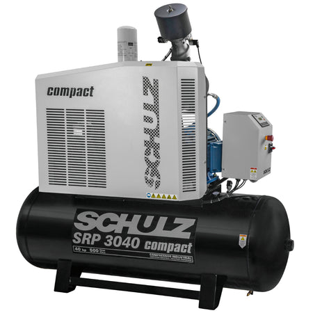 Schulz SRP-3040 COMPACT, 120 Gallon Rotary Screw Air Compressor, 150 CFM, 40 HP