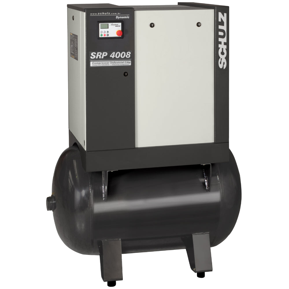 Schulz SRP-4008 R DYNAMIC, 60 Gallon Rotary Screw Air Compressor, 25 CFM, 7.5 HP