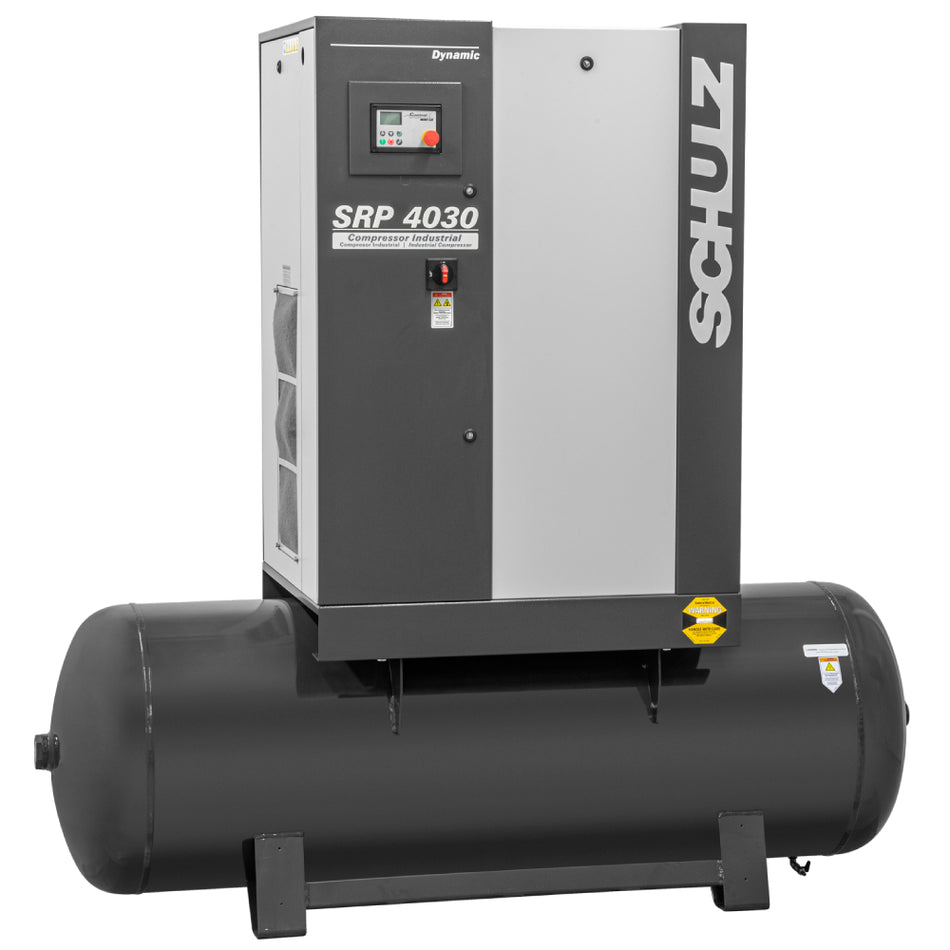 Schulz SRP4030 R DYNAMIC, 120 Gallon Rotary Screw Air Compressor, 117 CFM, 30 HP