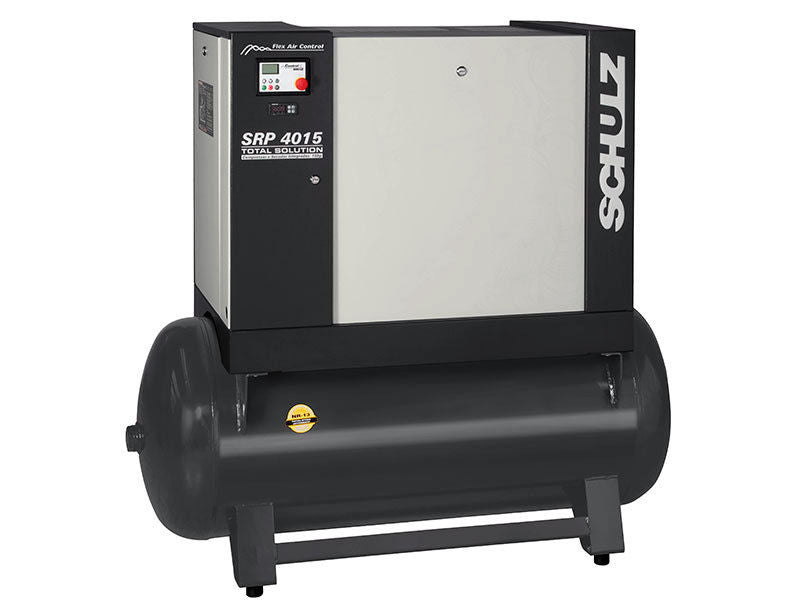 Schulz SRP-4015 FLEX, 120 Gallon Rotary Screw Air Compressor, 51 CFM, 15 HP