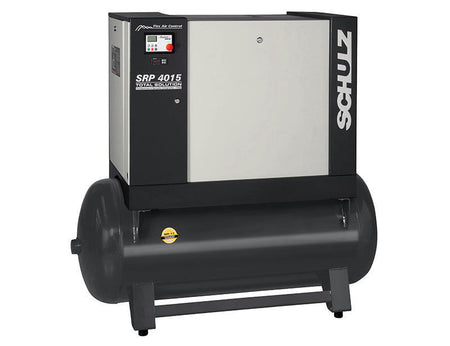 Schulz SRP-4015 FLEX, 120 Gallon Rotary Screw Air Compressor, 51 CFM, 15 HP