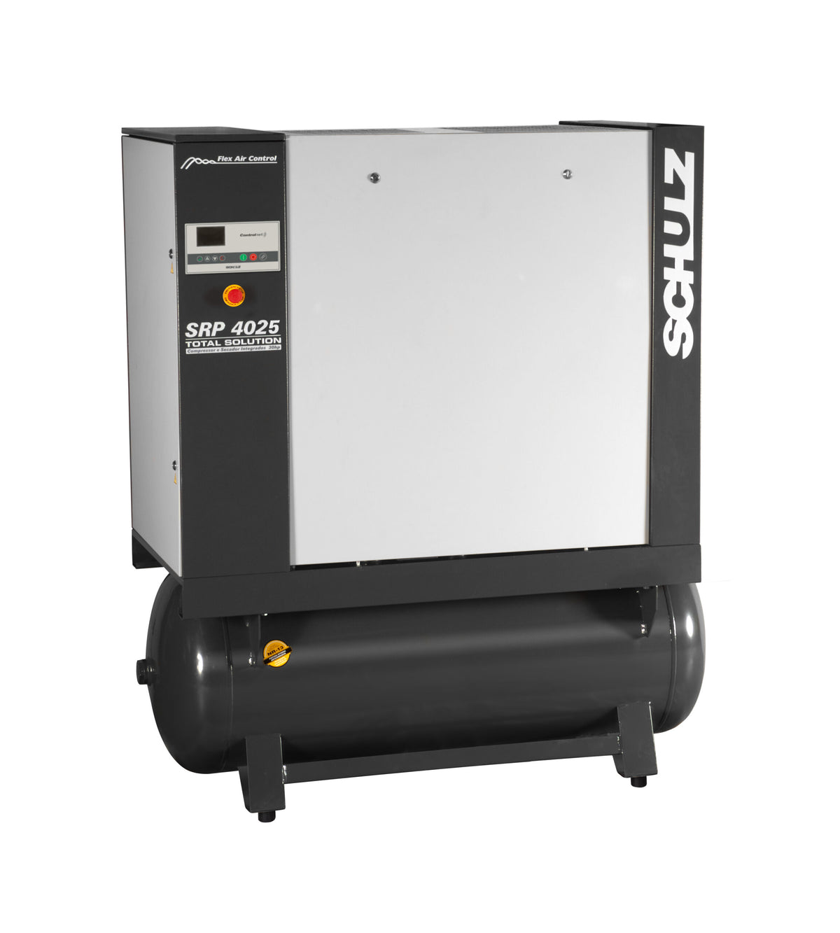 Schulz SRP-4025 FLEX, 120 Gallon Rotary Screw Air Compressor, 92 CFM, 25 HP