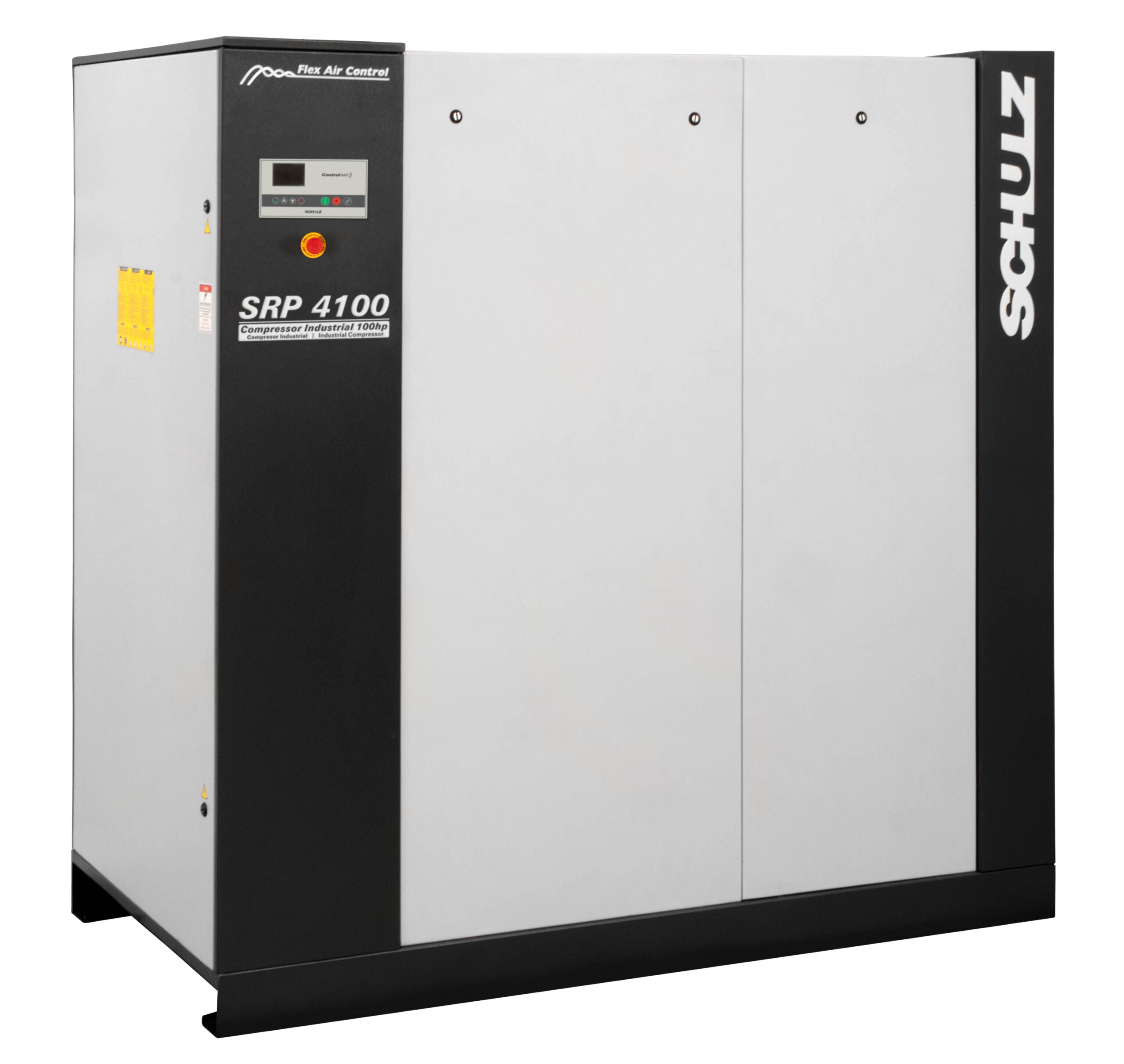 Schulz SRP-4100 FLEX,  Gallon Rotary Screw Air Compressor, 385 CFM, 100 HP