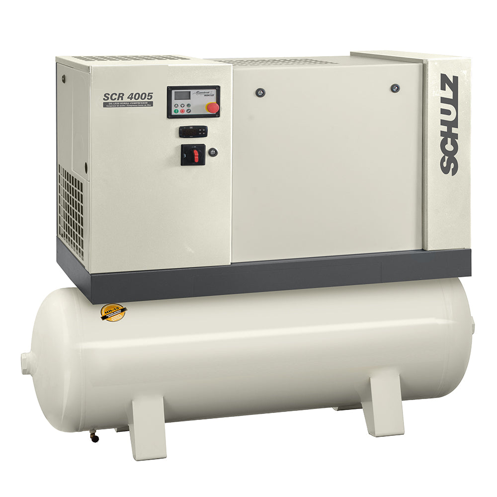 Schulz SCR4010 TS, 120 Gallon Scroll Air Compressor, 28.5 CFM, 10 HP