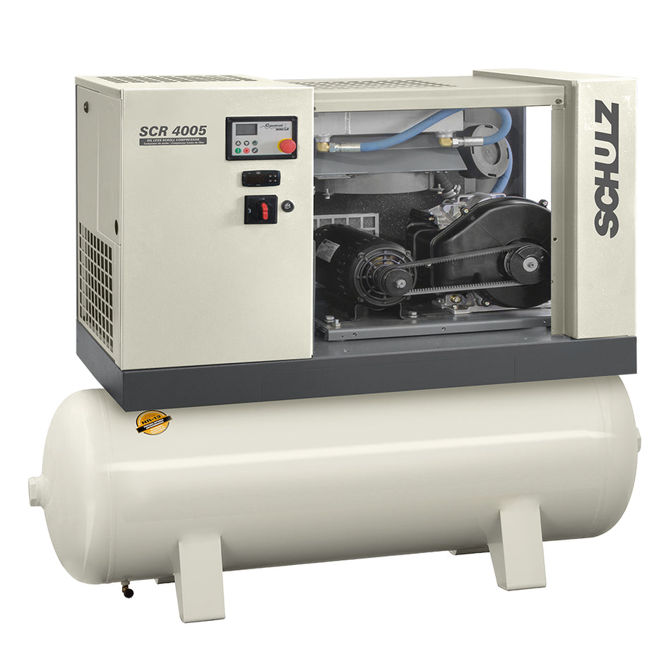 Schulz SCR 4005 R, 48 Gallon Scroll Air Compressor, 12.5 CFM, 5 HP