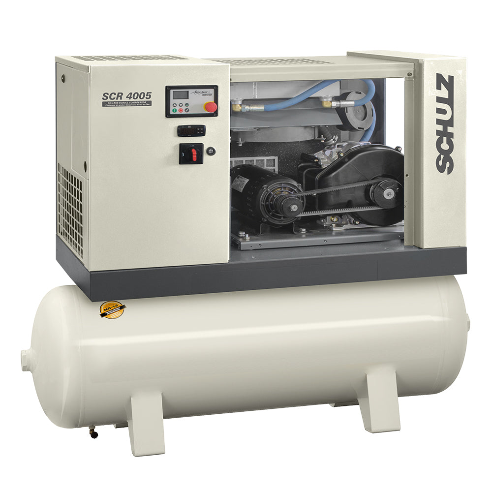 Schulz SCR 4005 TS, 48 Gallon Scroll Air Compressor, 12.5 CFM, 5 HP