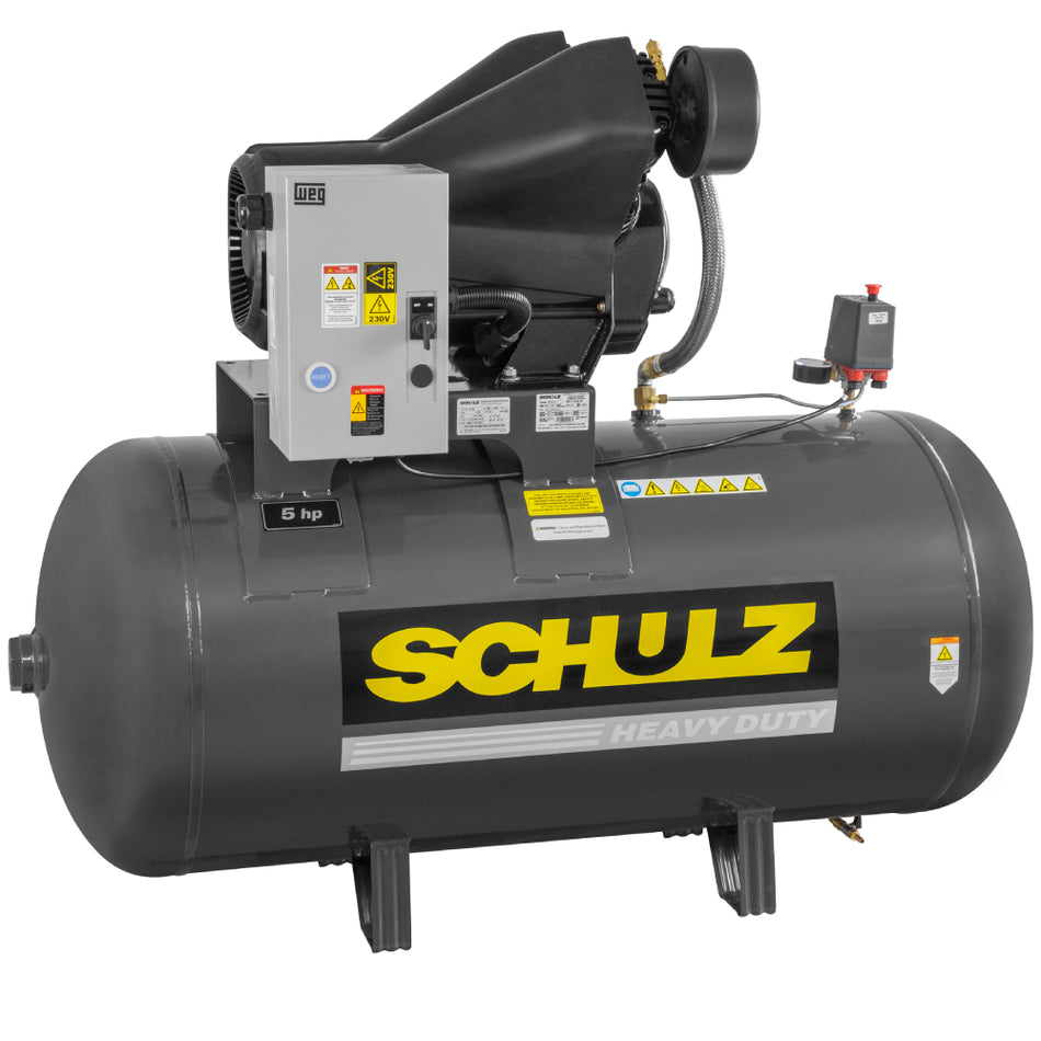 Schulz MCSV20AP AUDAZ, 80 Gallon Piston Air Compressor, 14.2 CFM, 5 HP