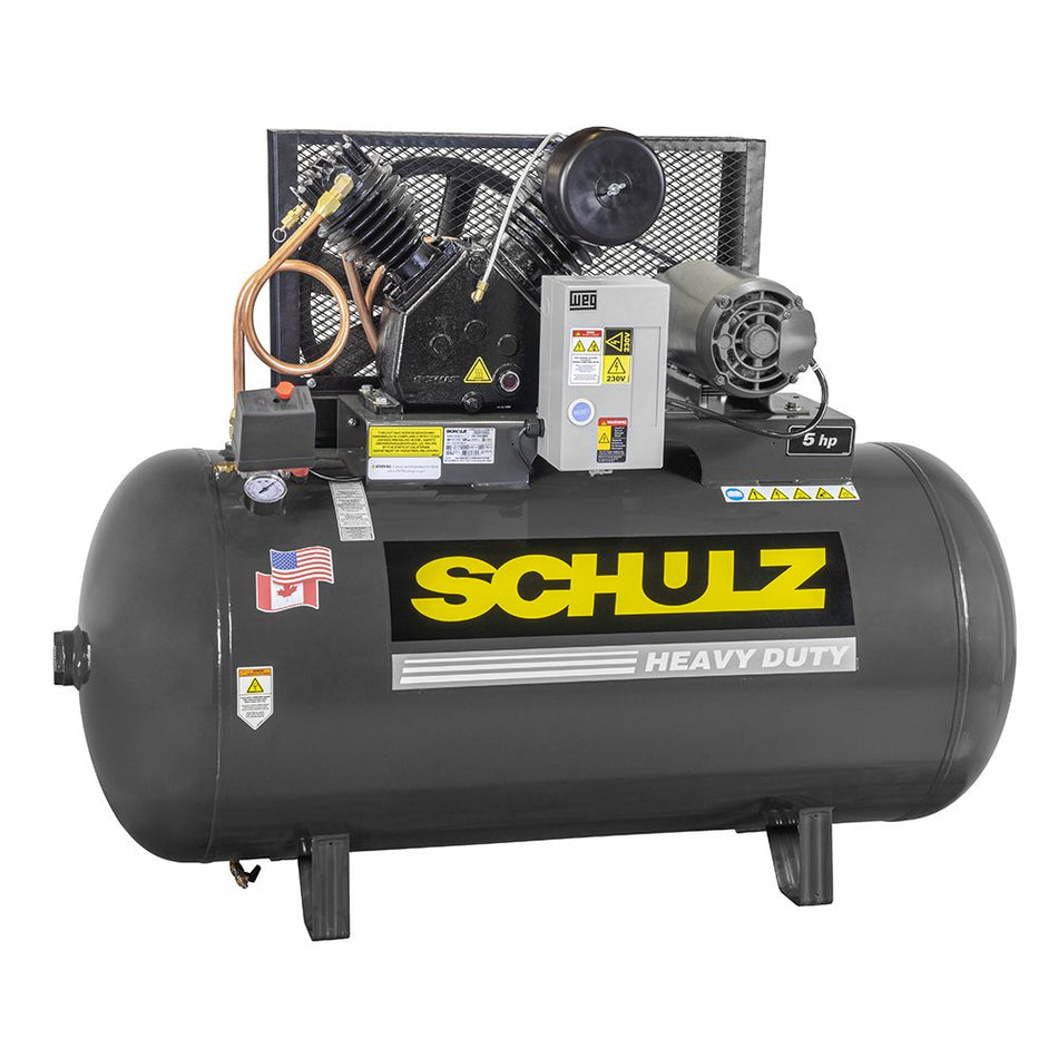 Schulz 580HV20X-3, 80 Gallon Piston Air Compressor, 15.6 CFM, 5 HP