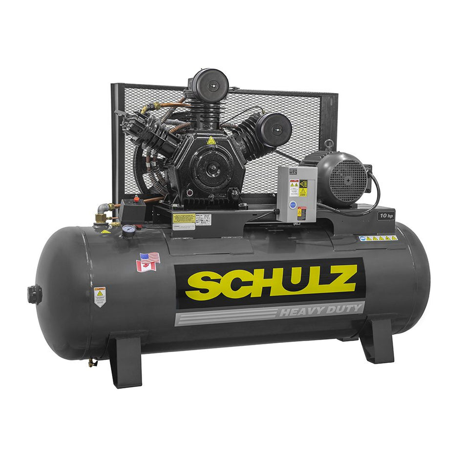 Schulz 10120HW40X-3, 120 Gallon Piston Air Compressor, 28 CFM, 10 HP