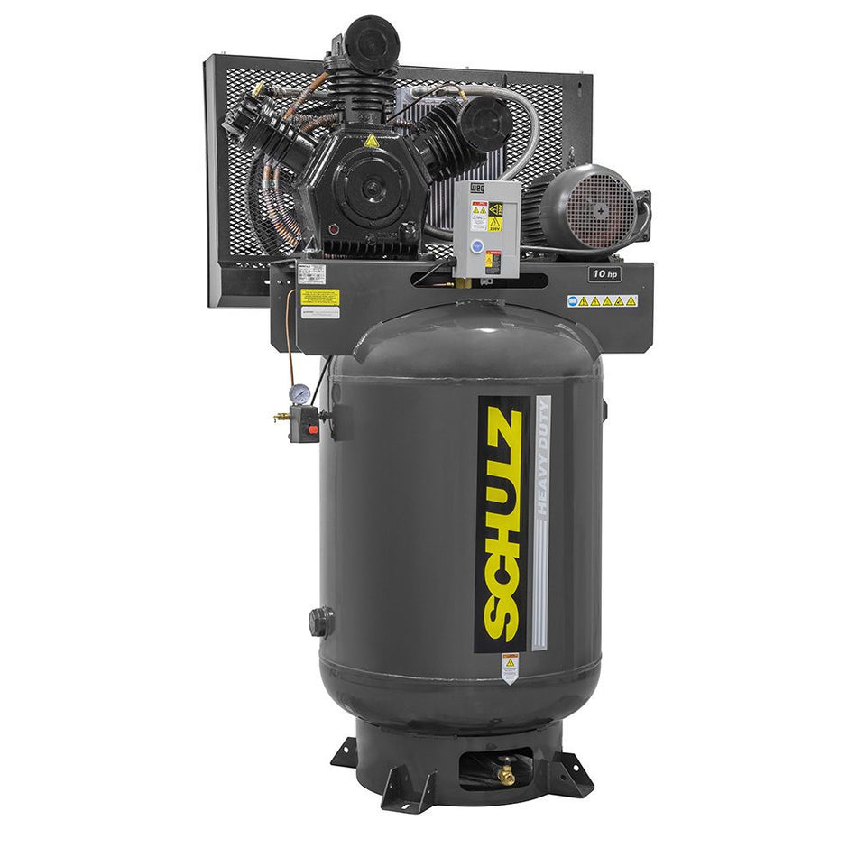 Schulz 10120VW40X-3, 120 Gallon Piston Air Compressor, 28 CFM, 10 HP