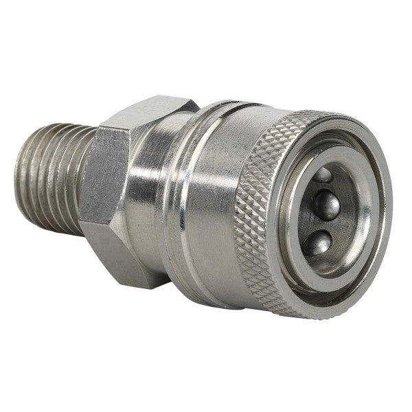 1/4" MPT Stainless Steel QC Socket