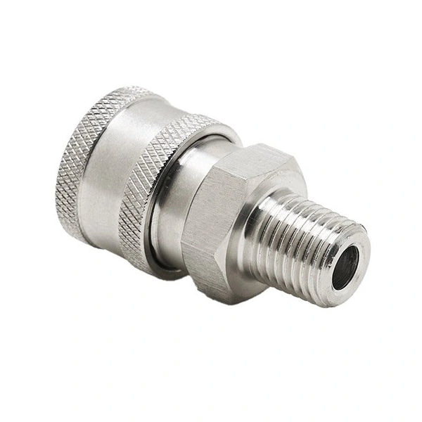 1/4" MPT Stainless Steel QC Socket
