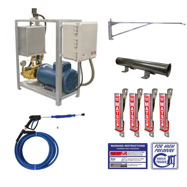 1300 PSI Commercial Car Wash Machine, 120V, 1 Phase