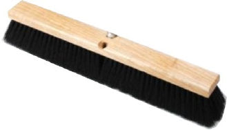 18" Horsehair Plastic Blend Broom