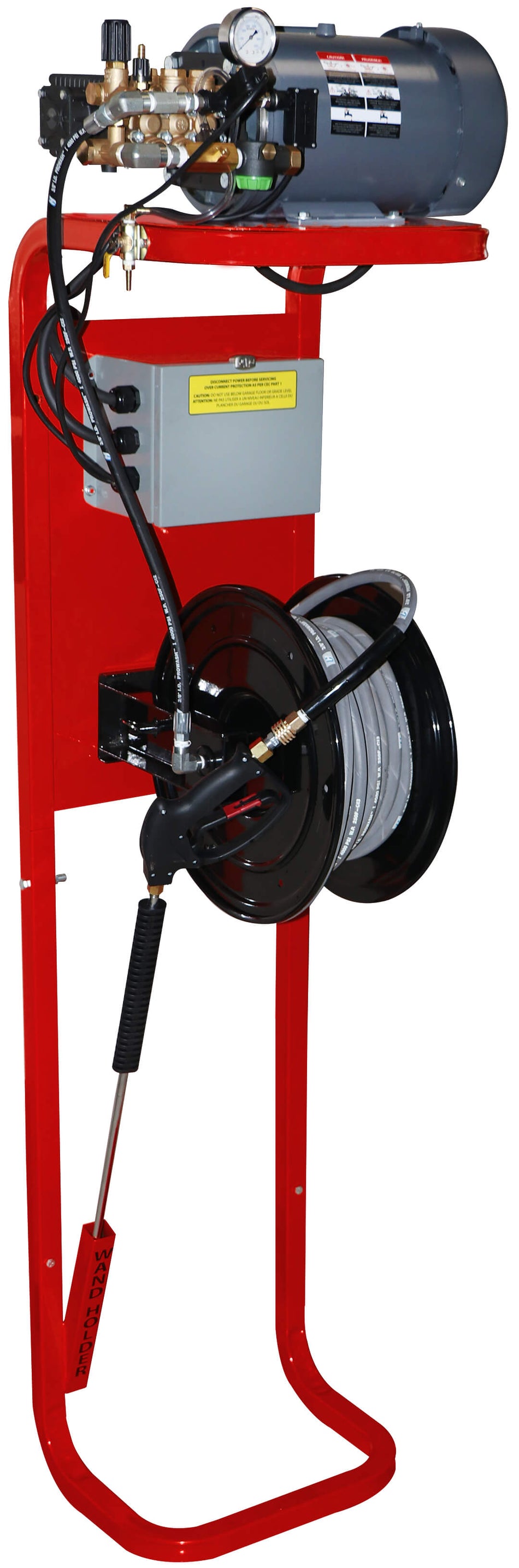 2000 PSI @ 4 GPM Cold Water - 5 HP, 220V-1PH, 1750 RPM Pressure Washer