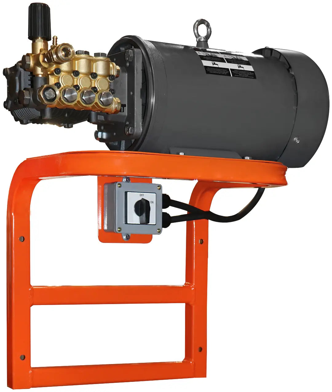 2400 PSI @ 3.6 GPM Commercial Cold Water Electric - Direct Drive 5 HP 220V-1PH Pressure Washer