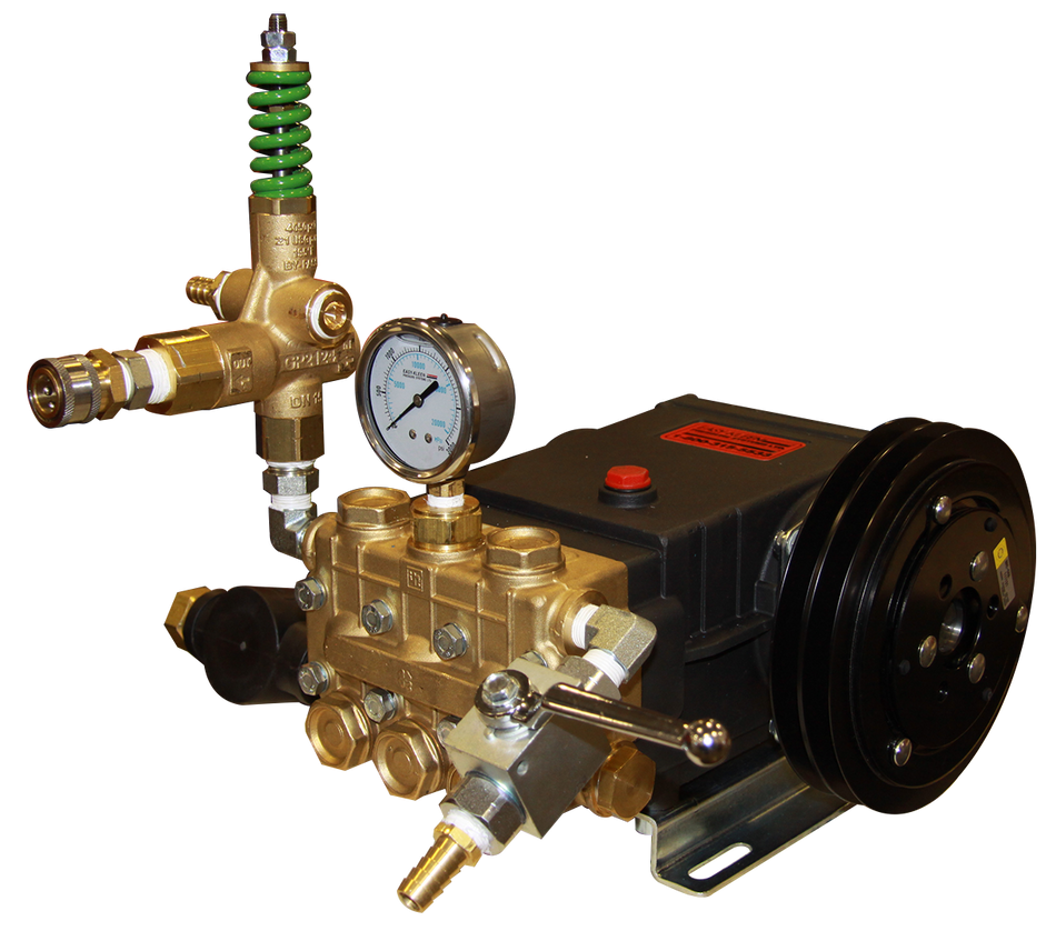 3500 PSI @ 5 GPM - V-Belt Drive 12V 10 BHP