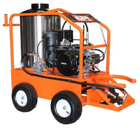 4000 PSI @ 3.5GPM 13HP Honda Engine Commercial Hot Water Propane Pressure Cleaning System