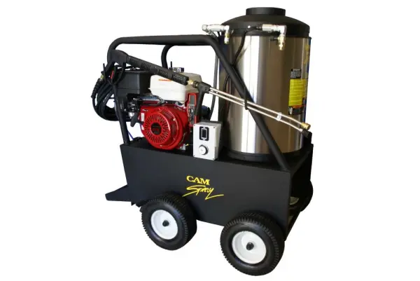 3000 PSI Portable Gas Powered Hot Water Pressure Washer, Oil/Diesel Burner