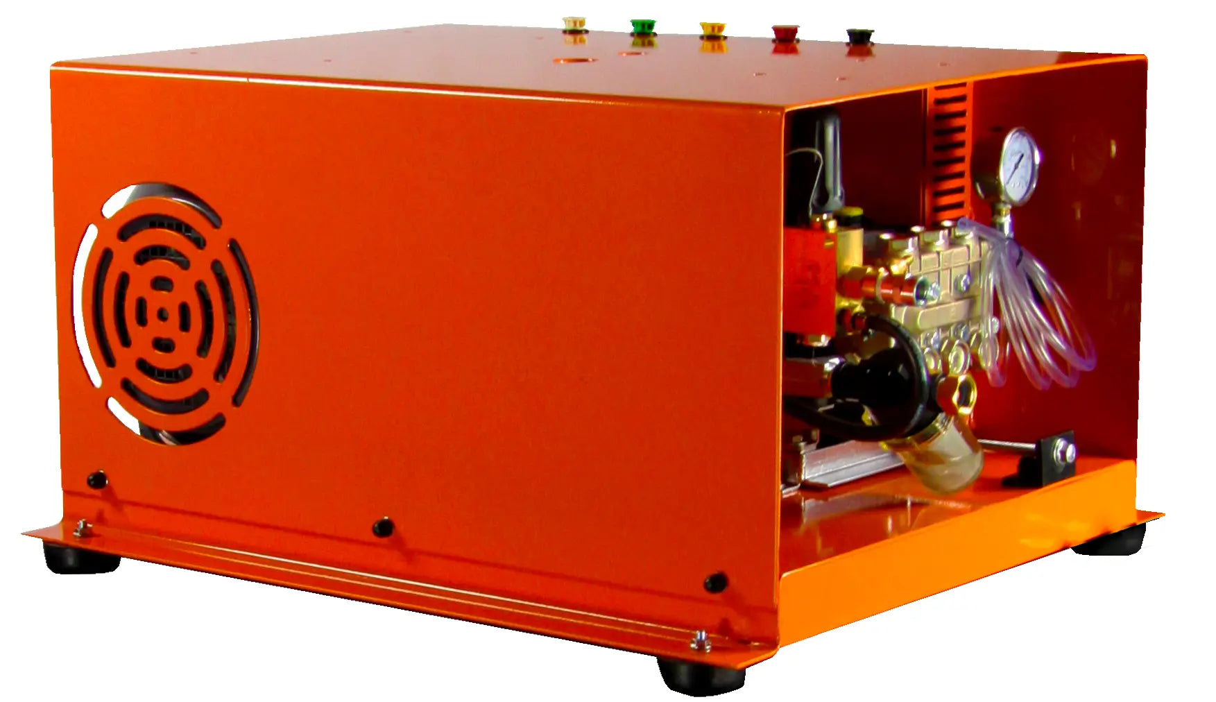 2000 PSI @ 4 GPM - Flange & Coupling Drive 5 HP 12V-1PH Pressure Washer