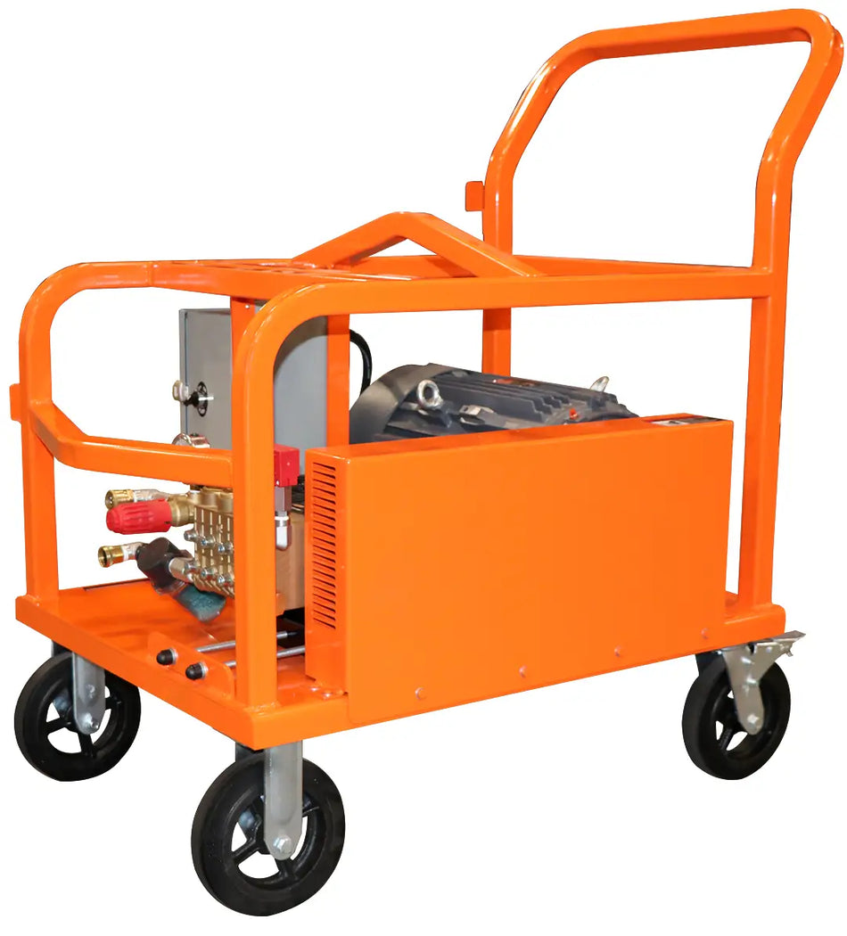 Industrial 5000 PSI 5.0 GPM Cold Water Electric High Pressure Cleaning System with Auto Start/Stop