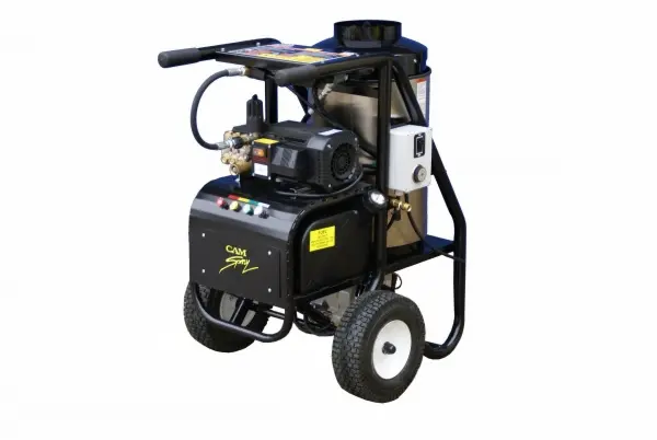 1450 PSI Portable Electric Hot Water Pressure Washer , 120V, 1 Phase, Oil/Diesel Burner