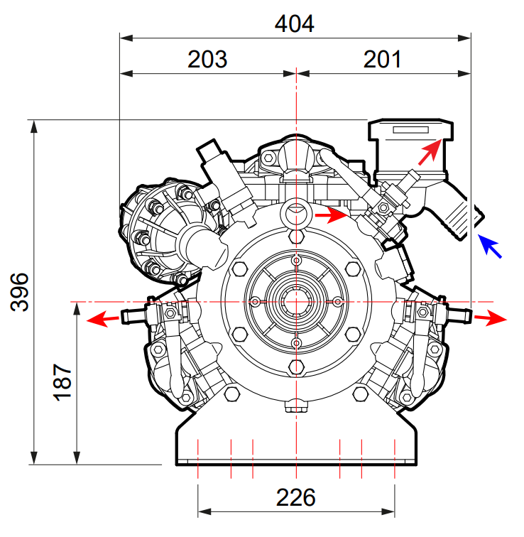 Comet Diaphragm Pump IDS1401