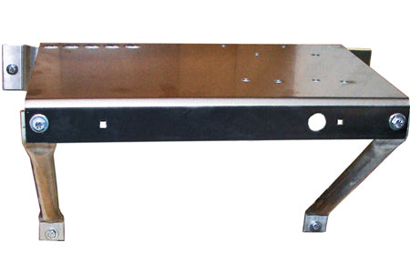 Wall Mount Skid 10 inch x 16 inch Aluminum with Brackets