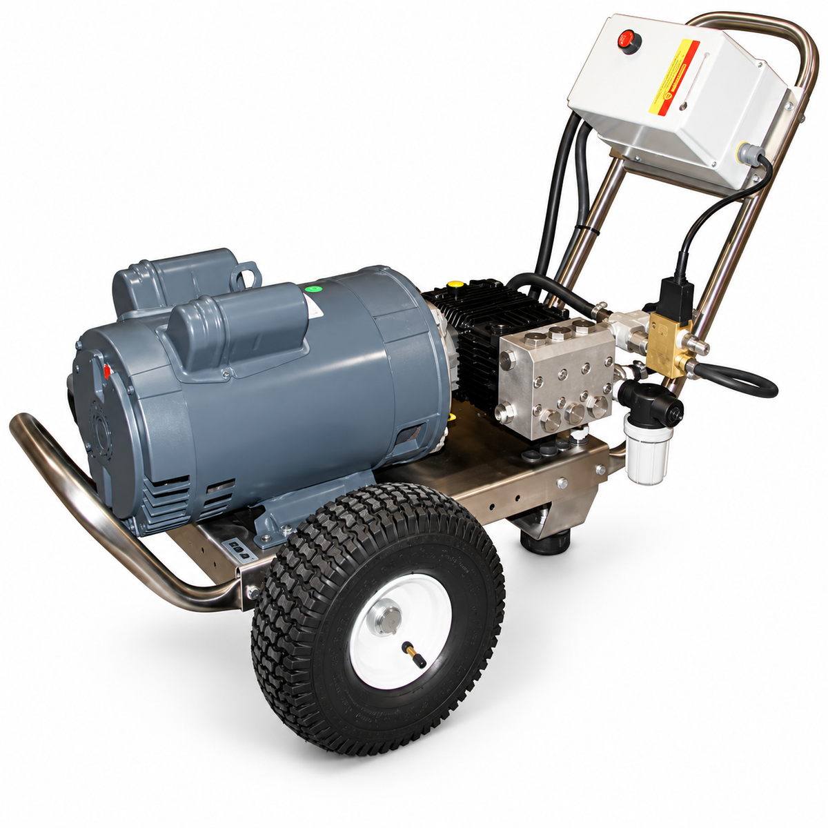 A 2000 PSI 460V Power Pressure Washer