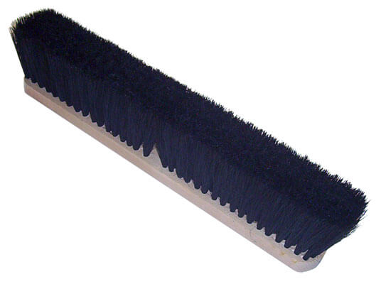 18" Black Tampico Floor Broom