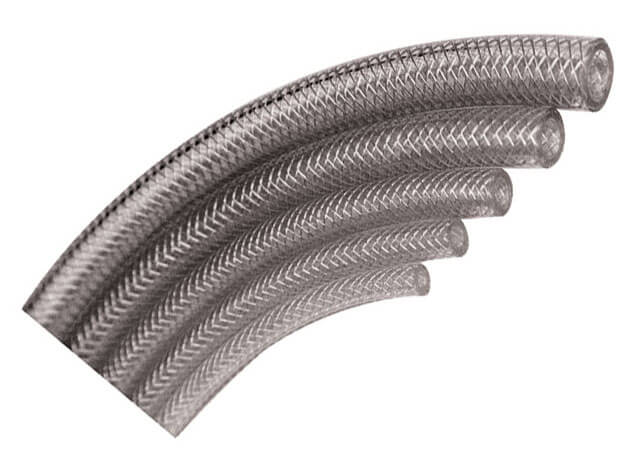 300 FT Clear Reinforced Tubing 1/2" x 3/4"