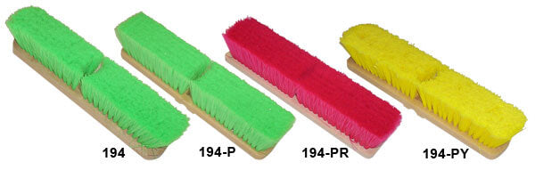 14" Soft Green poly Wash Brush
