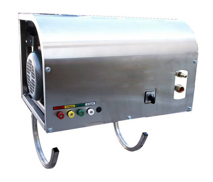 1500 PSI Stainless Steel Wall Mount Electric Pressure Washer