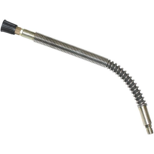 1/4" MNPT Spring Flex Wand 16" with Nozzle Guard