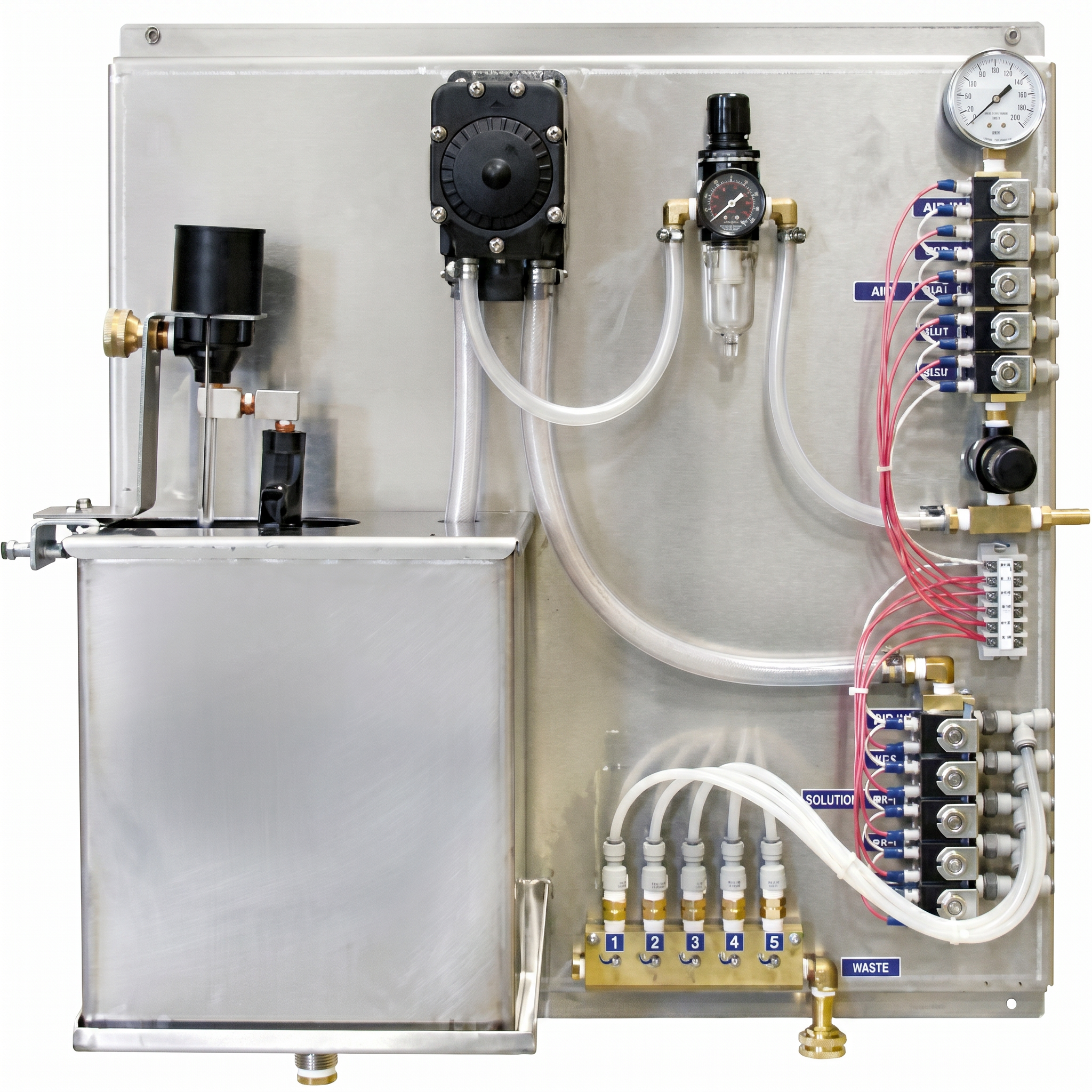 Foam Brush System 1 Bay Air Driven Pump