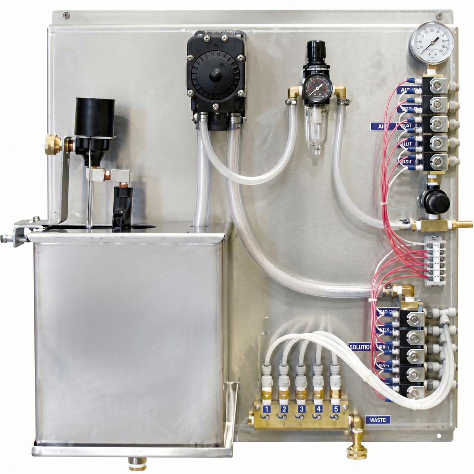 Foam Brush System 1 Bay Air Driven Pump