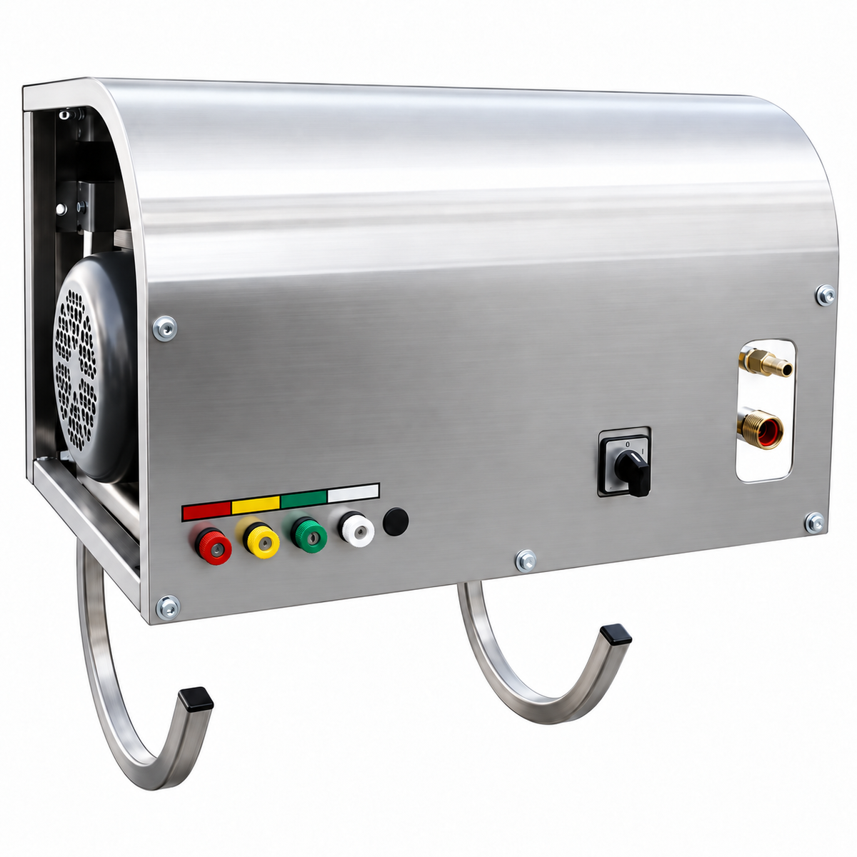 A 3000 PSI Cam Spray Wall Mount SS Pressure Washer