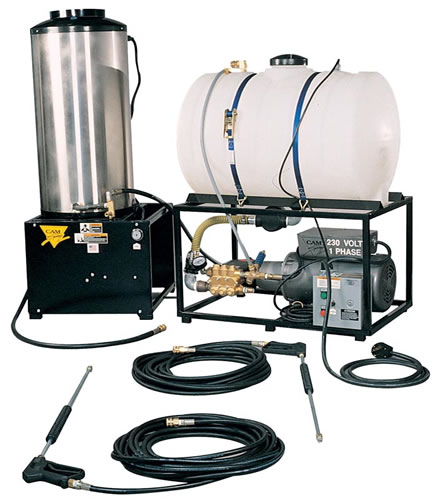 3000 PSI Hot Water Electric Pressure Washer - Liquid Propane