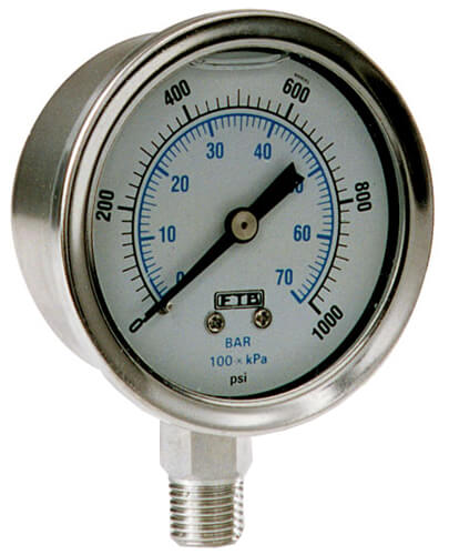 Stainless Steel Pressure Gauge