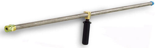 Big Stainless Steel Lance 20" w/ Side Handle